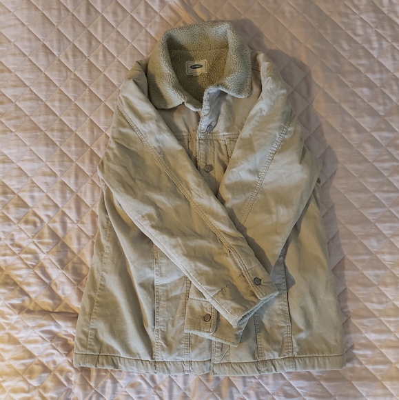 Old Navy Vintage Corduroy Sherpa Jacket - Picture 8 of 16